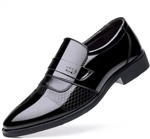 Men's Dress Shoes Casual Oxford Slip on Shoes Business Formal Tuxedo Shoes