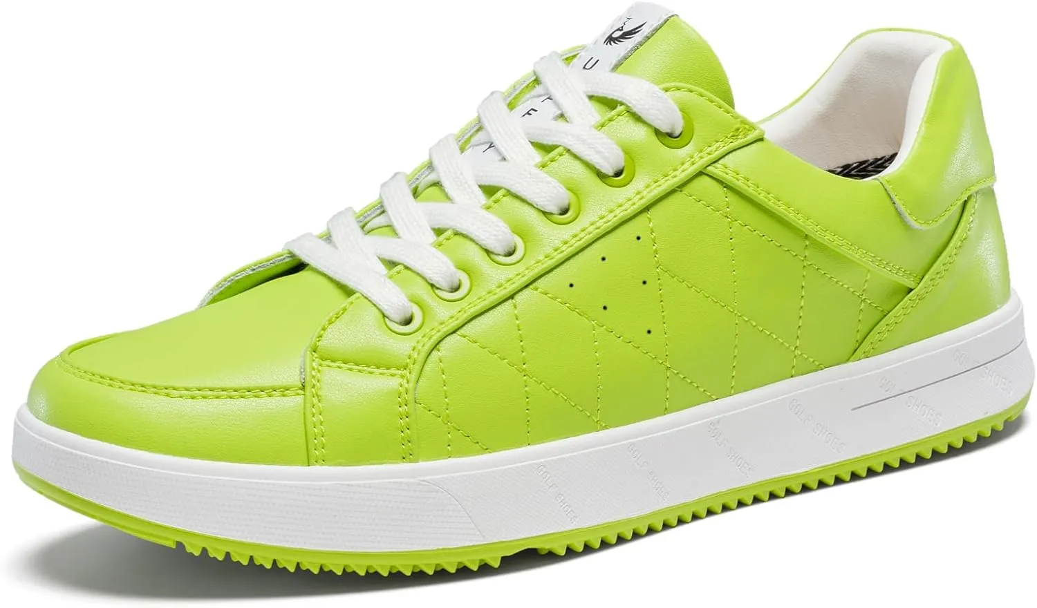 Men's Golf Shoes Professional Spikeless Leather Sneakers Low Top Lightweight Comfort Lace Up Walking Shoes for Male