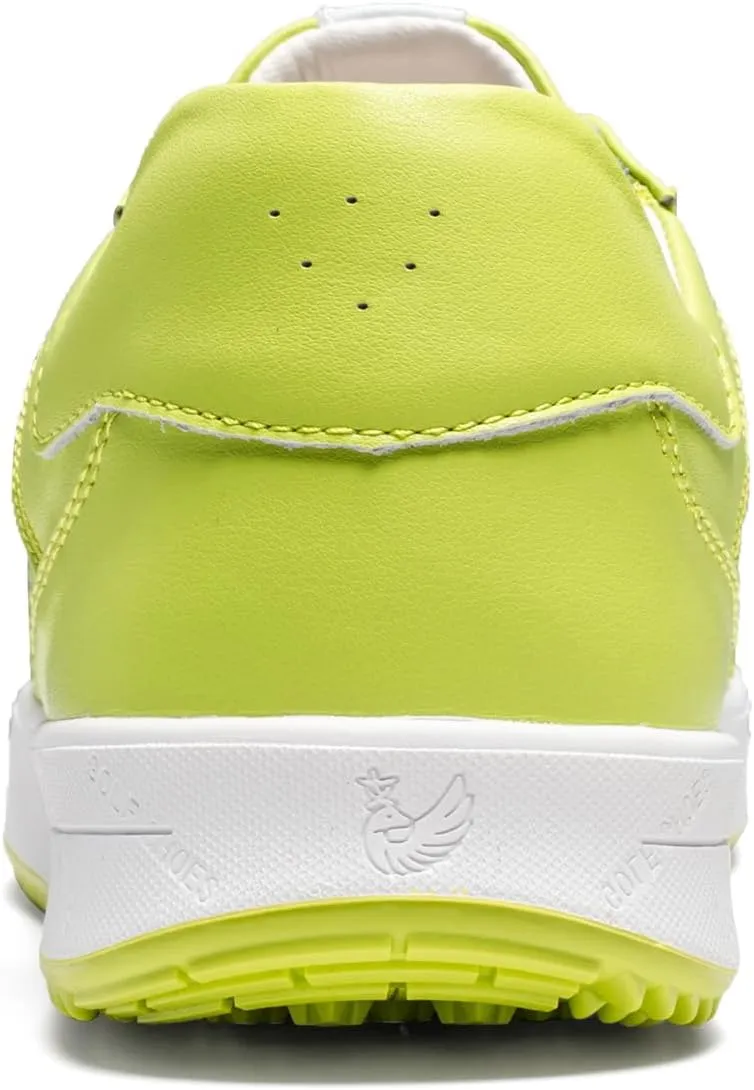Men's Golf Shoes Professional Spikeless Leather Sneakers Low Top Lightweight Comfort Lace Up Walking Shoes for Male