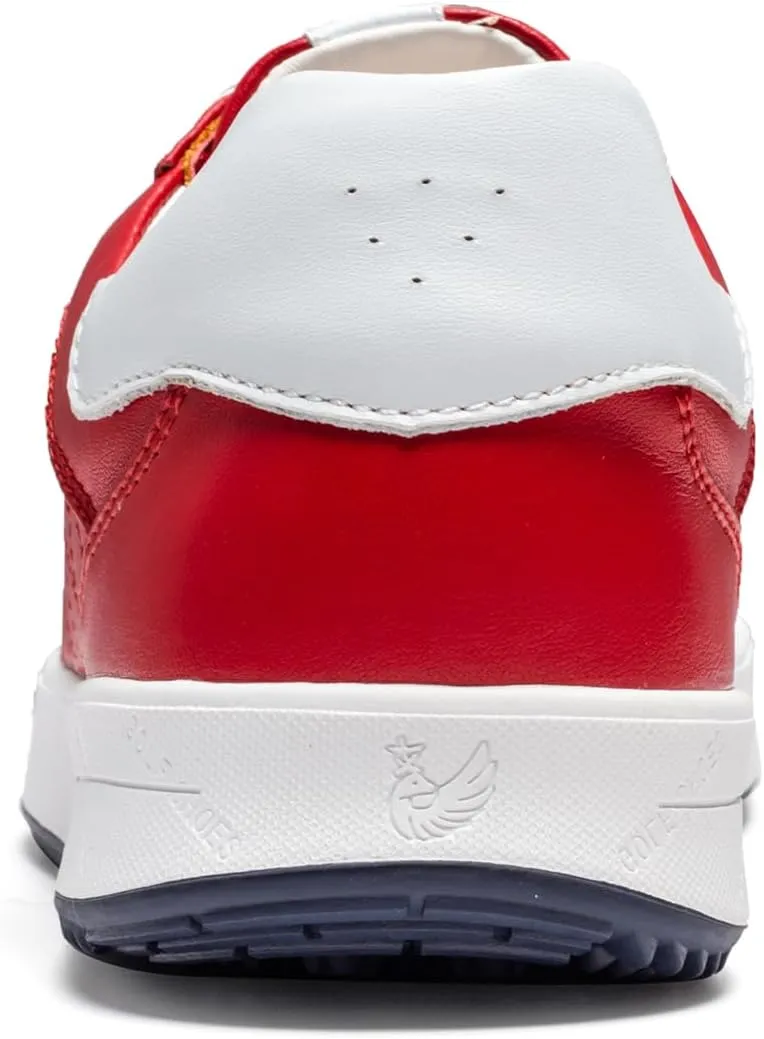 Men's Golf Shoes Professional Spikeless Leather Sneakers Low Top Lightweight Comfort Lace Up Walking Shoes for Male