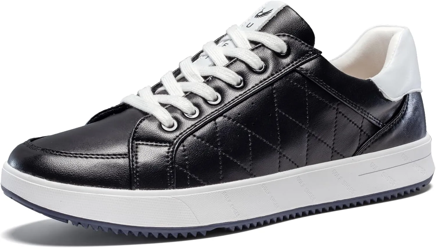 Men's Golf Shoes Professional Spikeless Leather Sneakers Low Top Lightweight Comfort Lace Up Walking Shoes for Male