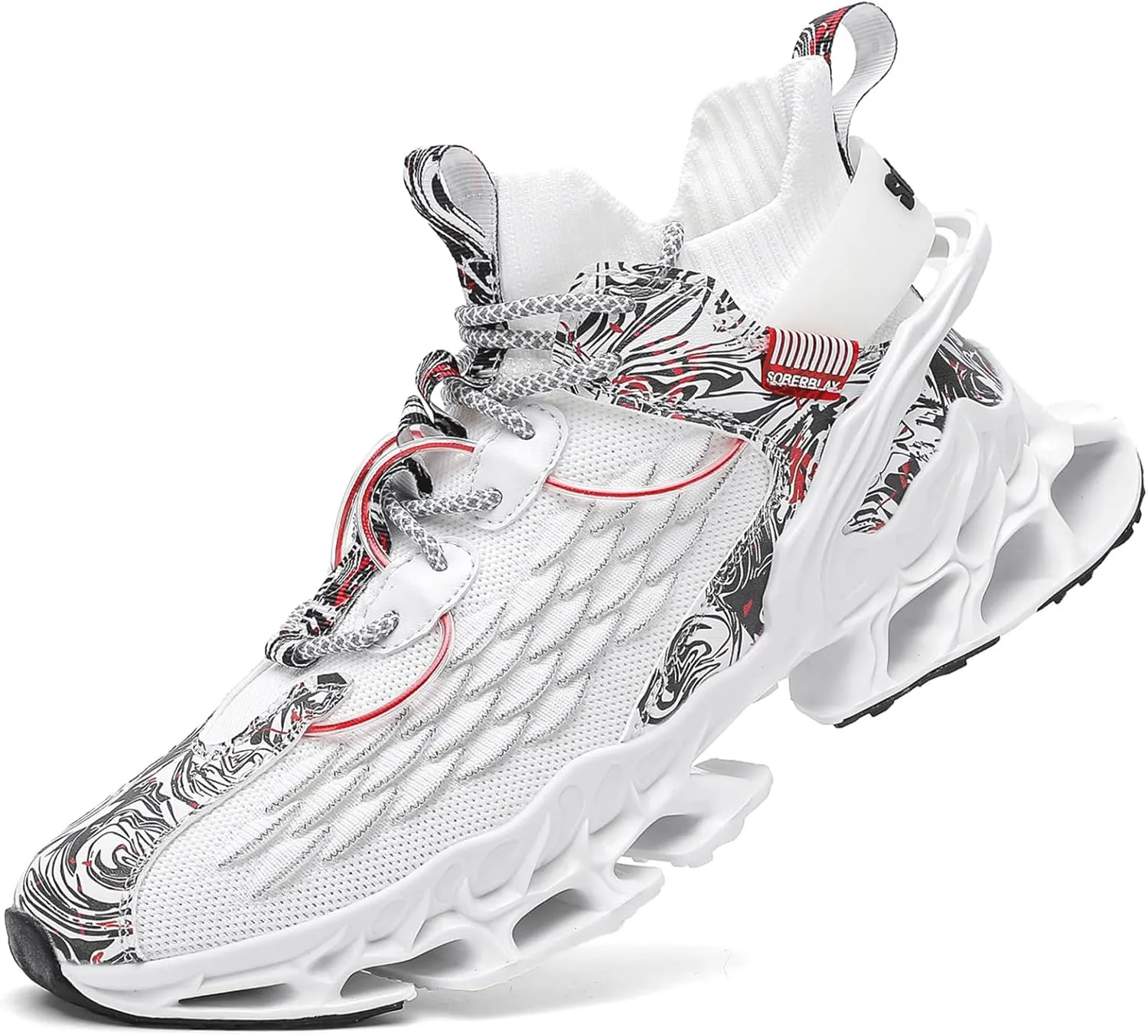 Moodeng Men's Waking Shoes Sport Running Shoes Supportive Outdoor Fashion Sneakers