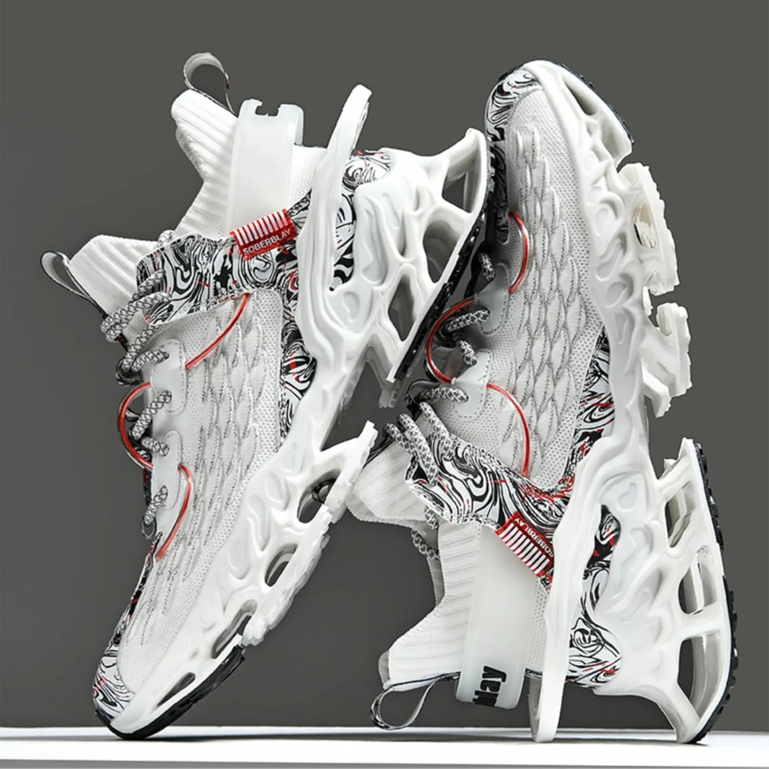Moodeng Men's Waking Shoes Sport Running Shoes Supportive Outdoor Fashion Sneakers