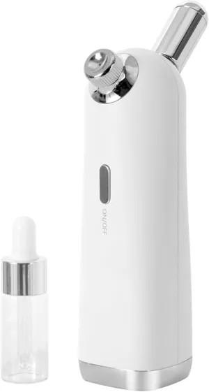 Nano Facial Steamer Portable Facial Mister Mini Facial Steamer Rechargeable High Pressure Airbrush Oxygen Sprayer Machine Skin Hydrafacial Machine for Face, Daily Makeup, Skin Care (White)