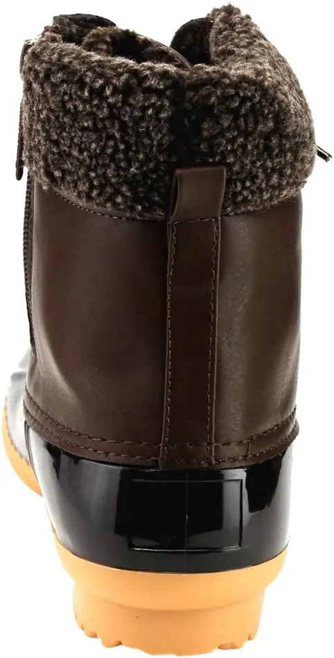 Nature Breeze Ladies Duck-02 Lace Up and Zipper Waterproof Insulated Boot