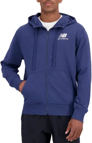 New Balance Men's Essentials Stacked Logo French Terry Jacket