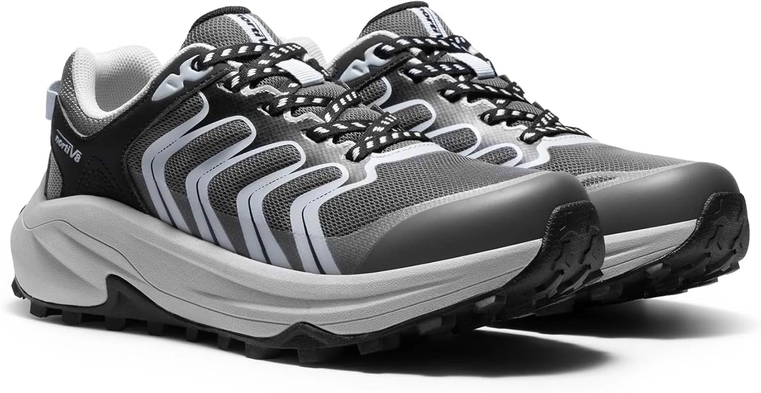 NORTIV 8 Women's Hiking Shoes Lightweight Walking Sneakers with Arch Support Outdoor Work Camping Tennis Workout Cross Training Echo