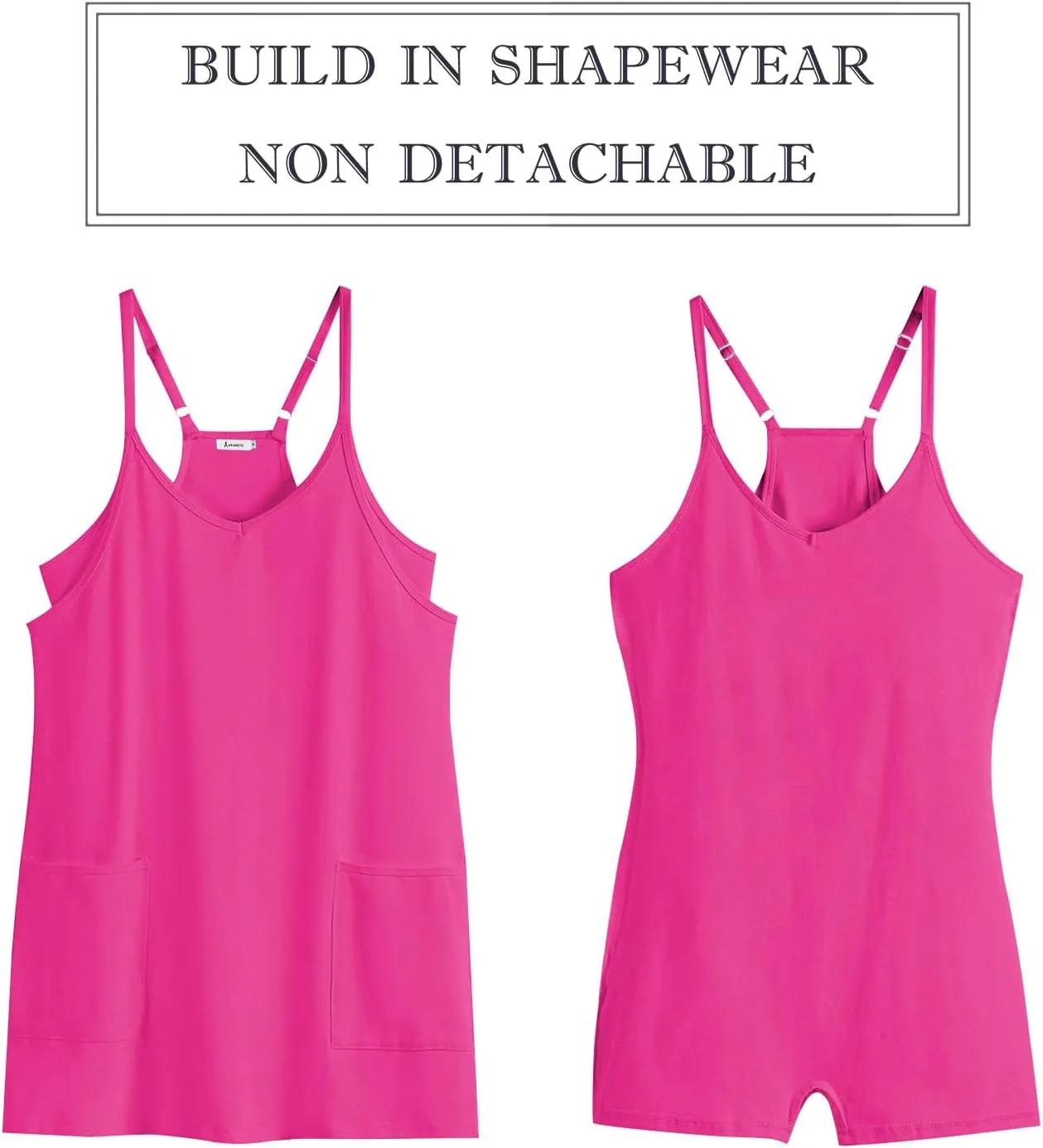 Prinbara Women Athletic Tennis Dress Summer Workout Sports Mini Romper Dress Built in Shapewear Shorts Sundress 2025 Outfits