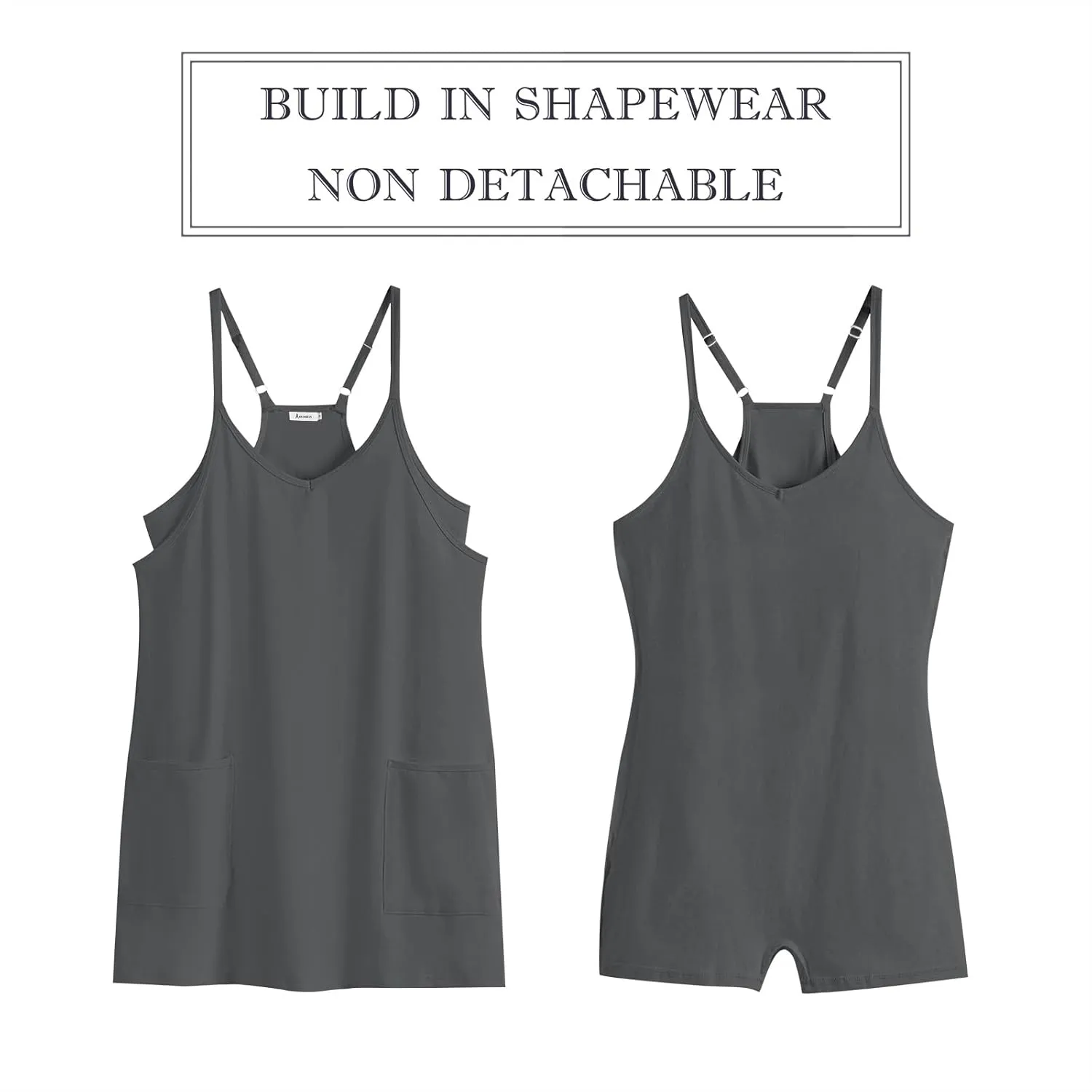 Prinbara Women Athletic Tennis Dress Summer Workout Sports Mini Romper Dress Built in Shapewear Shorts Sundress 2025 Outfits