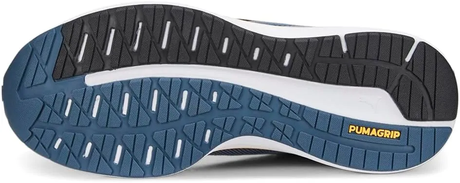 PUMA Mens Magnify Nitro Knit Running Sneakers Shoes - Blue
