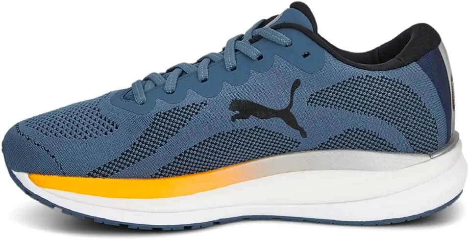 PUMA Mens Magnify Nitro Knit Running Sneakers Shoes - Blue