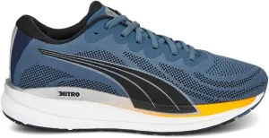 PUMA Mens Magnify Nitro Knit Running Sneakers Shoes - Blue