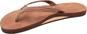 Rainbow Sandals Ladies Luxury Leather - Single Layer Arch Support With 1/2" Narrow Strap