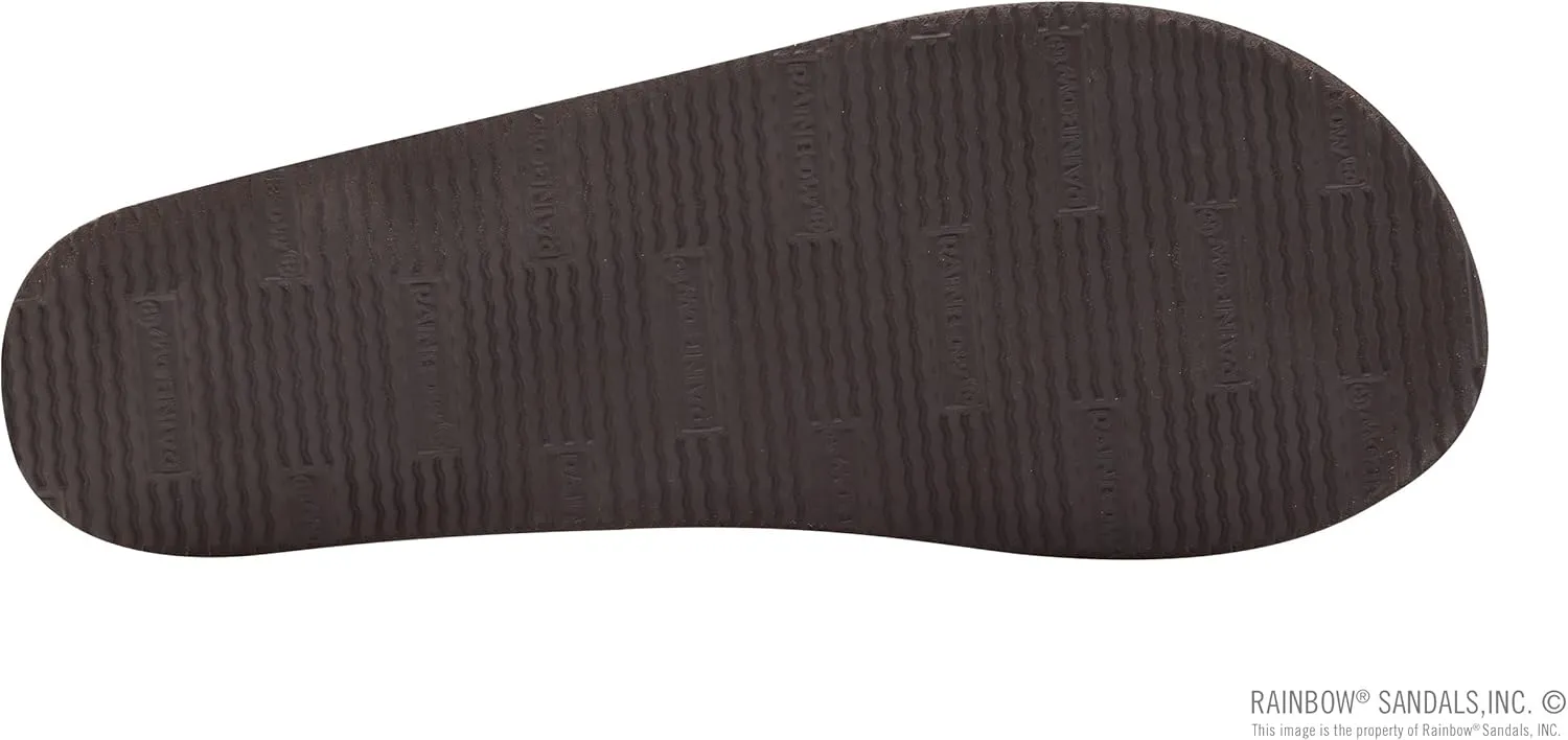 Rainbow Sandals Ladies Luxury Leather - Single Layer Arch Support With 1/2" Narrow Strap