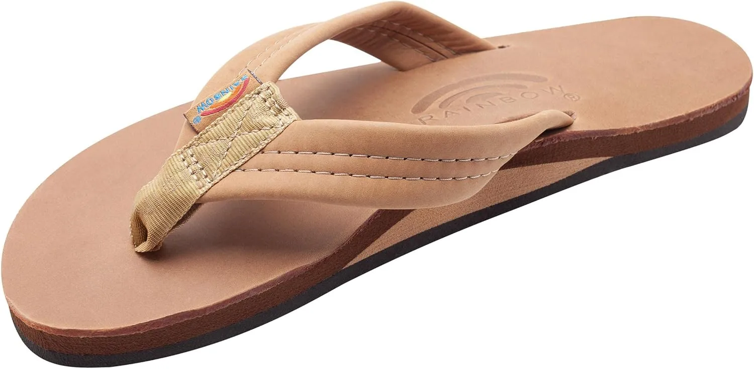 Rainbow Sandals Ladies Luxury Leather - Single Layer Arch Support