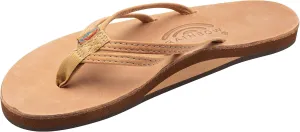 Rainbow Sandals Ladies The Sand Piper Luxury Leather - Single Layer Arch w/Double Narrow 1/3" Strap