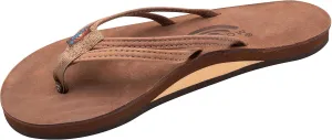 Rainbow Sandals Ladies The Sand Piper Luxury Leather - Single Layer Arch w/Double Narrow 1/3" Strap