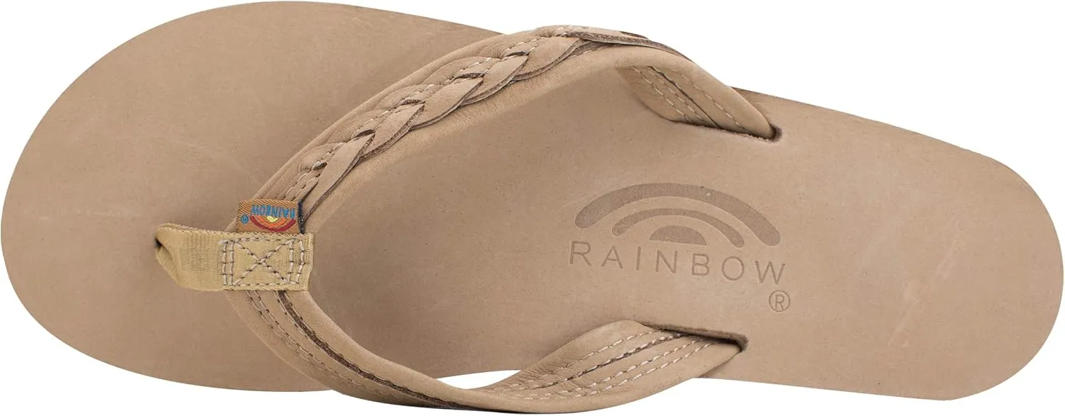Rainbow Sandals Madison - Double Layer Arch Support with a Braid on a 3/4" Medium Strap