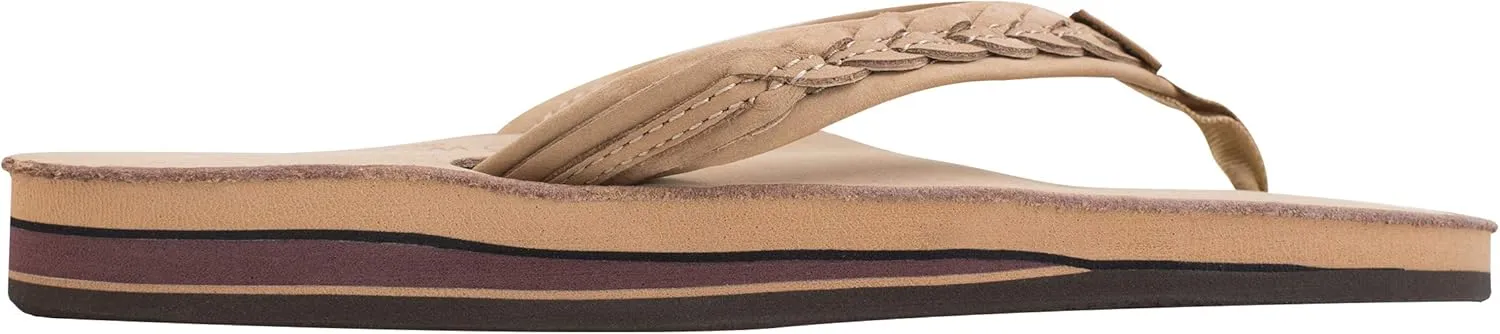 Rainbow Sandals Madison - Double Layer Arch Support with a Braid on a 3/4" Medium Strap