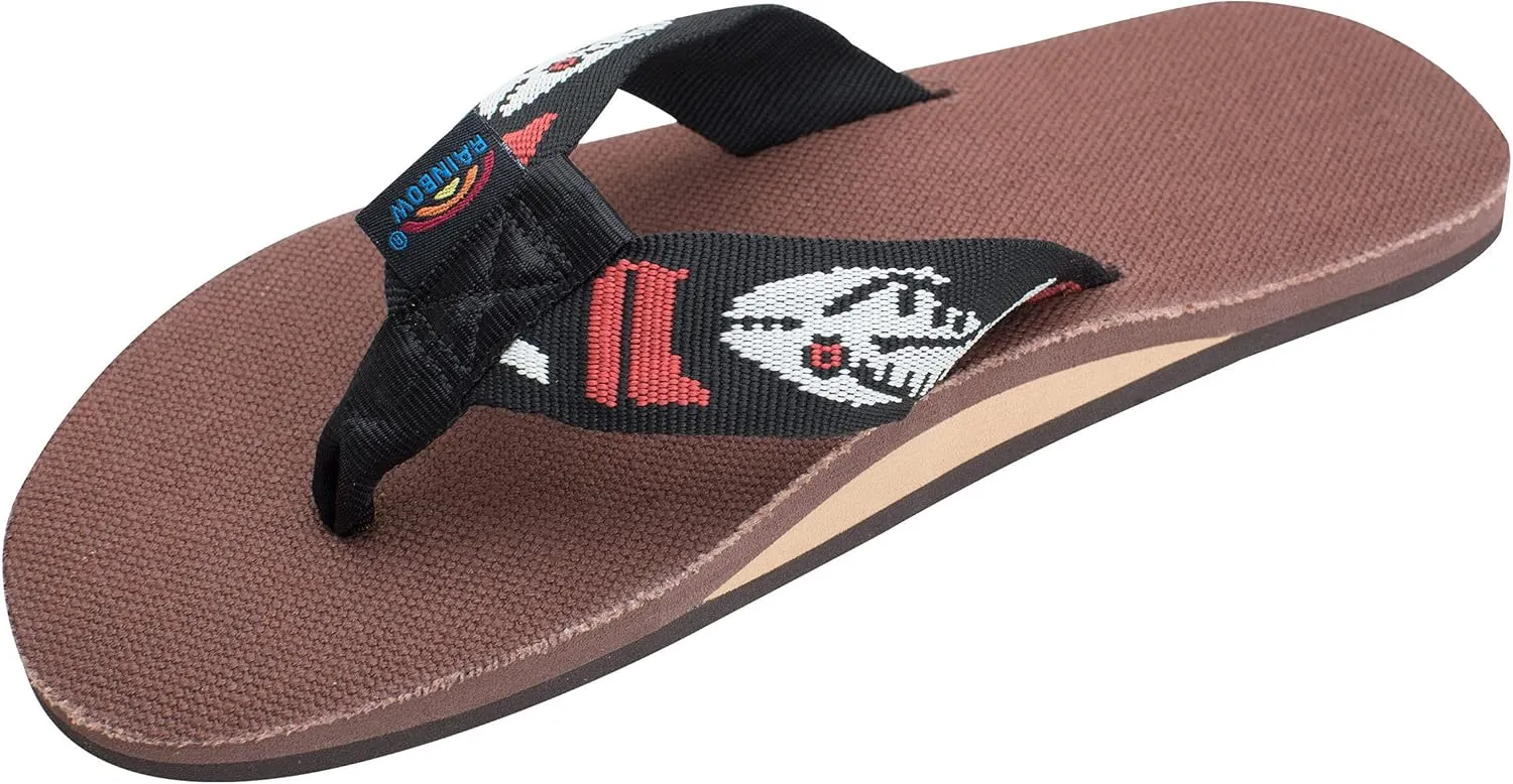 Rainbow Sandals Men's Hemp Single Layer Fish Strap with Arch