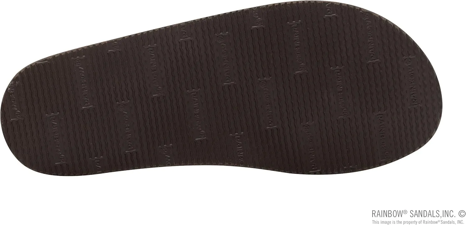Rainbow Sandals Mens Luxury Leather - Single Layer Arch Support
