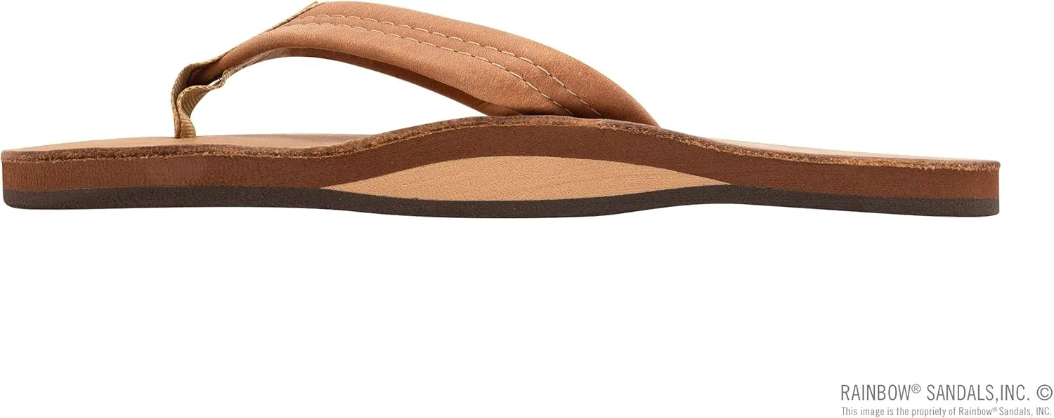 Rainbow Sandals Mens Luxury Leather - Single Layer Arch Support