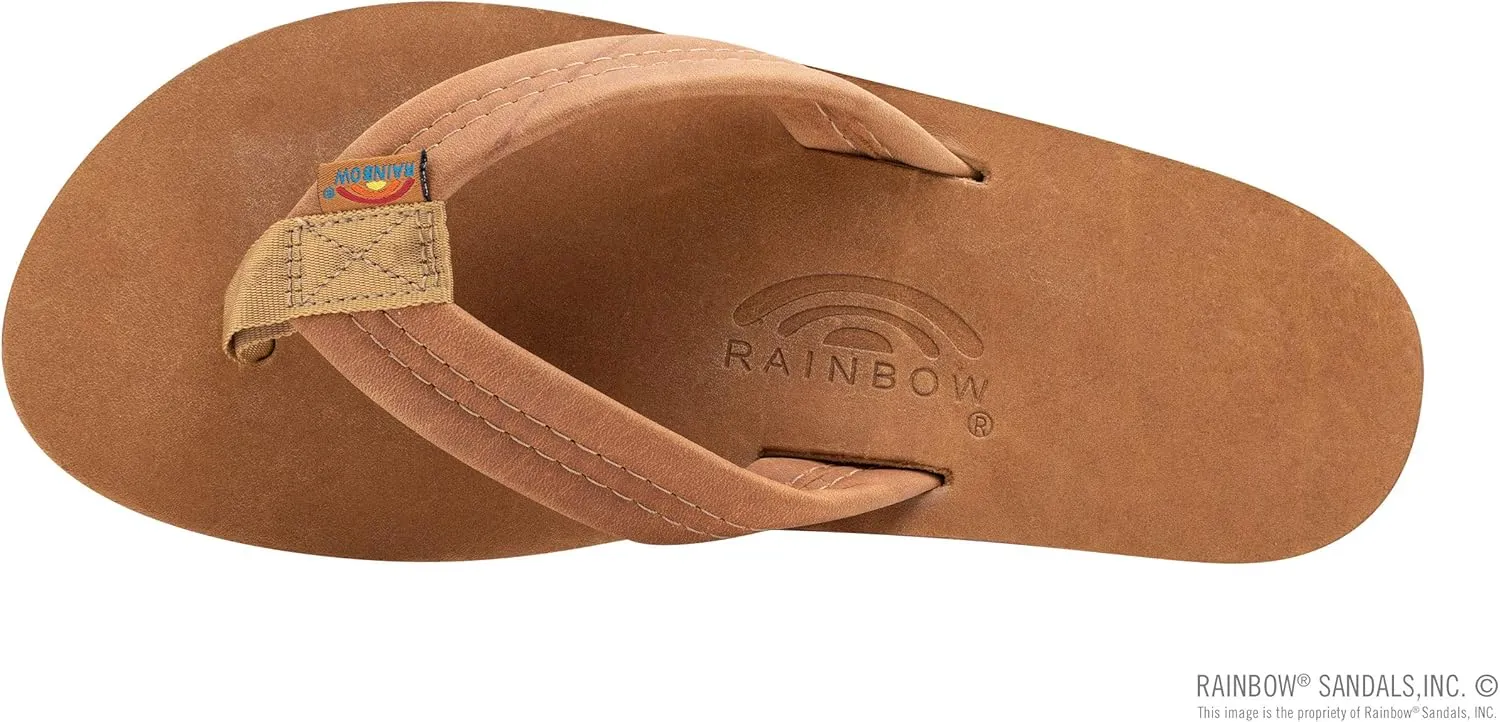 Rainbow Sandals Mens Luxury Leather - Single Layer Arch Support