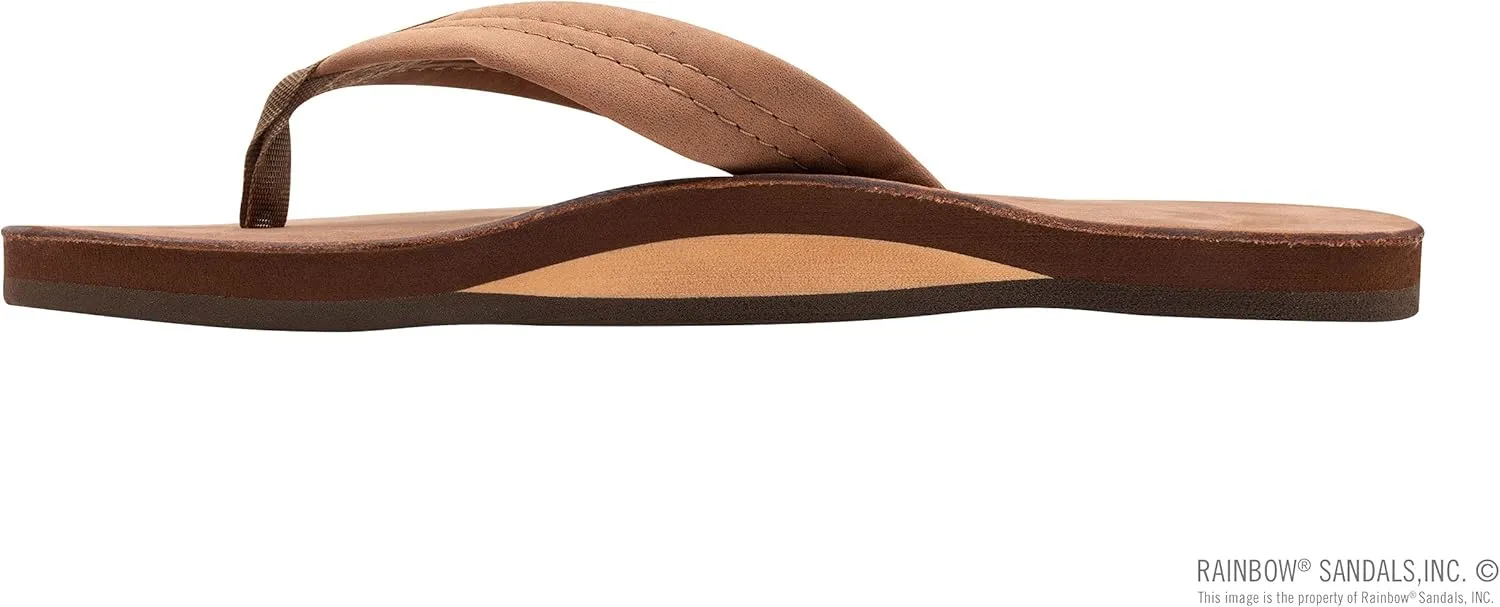 Rainbow Sandals Mens Luxury Leather - Single Layer Arch Support