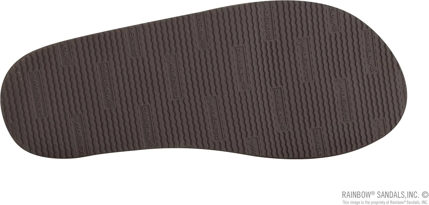 Rainbow Sandals Mens The Bentley Luxury Leather - Single Layer Arch Hand Woven Strap