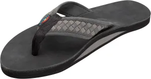 Rainbow Sandals Mens The Bentley Luxury Leather - Single Layer Arch Hand Woven Strap