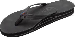 Rainbow Sandals Women's Double Layer, Narrow Strap, Leather Sandals w/Arch