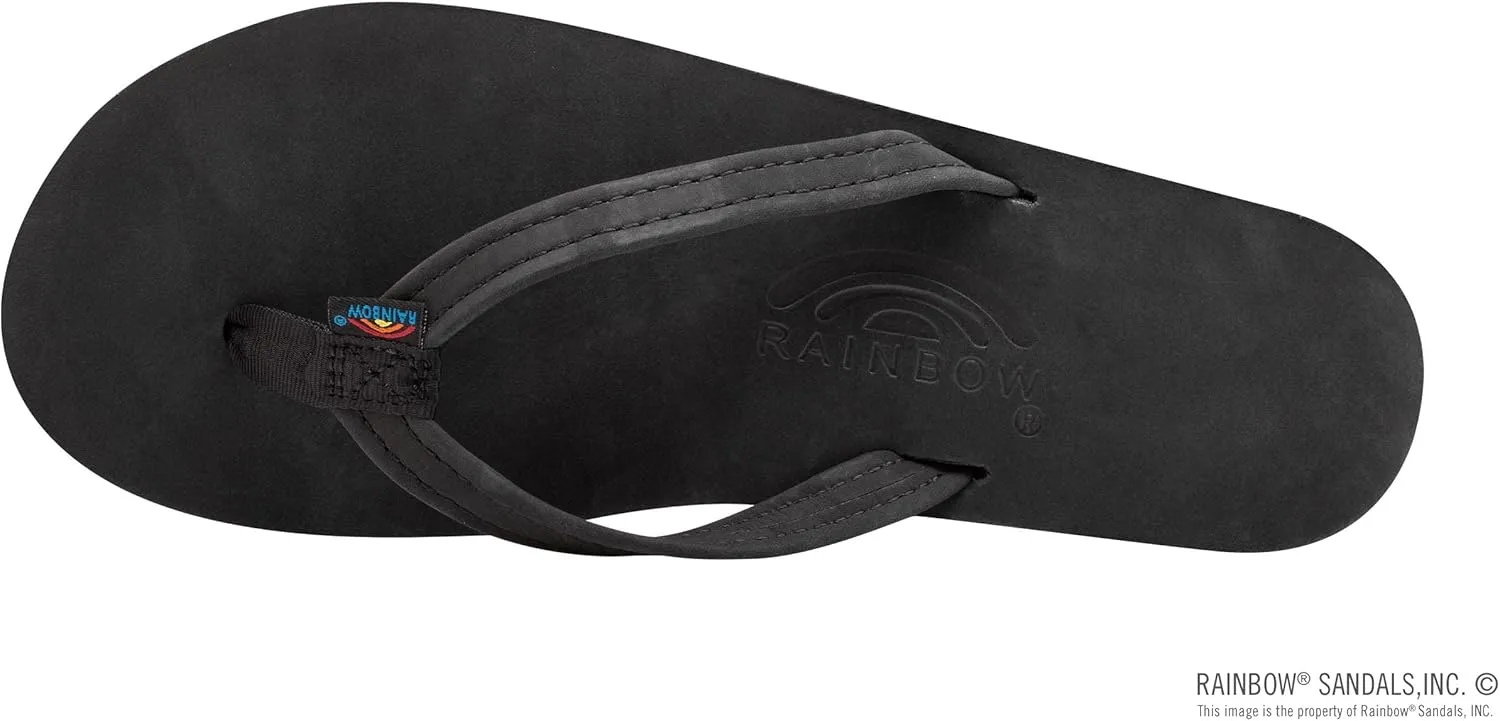 Rainbow Sandals Women's Double Layer, Narrow Strap, Leather Sandals w/Arch