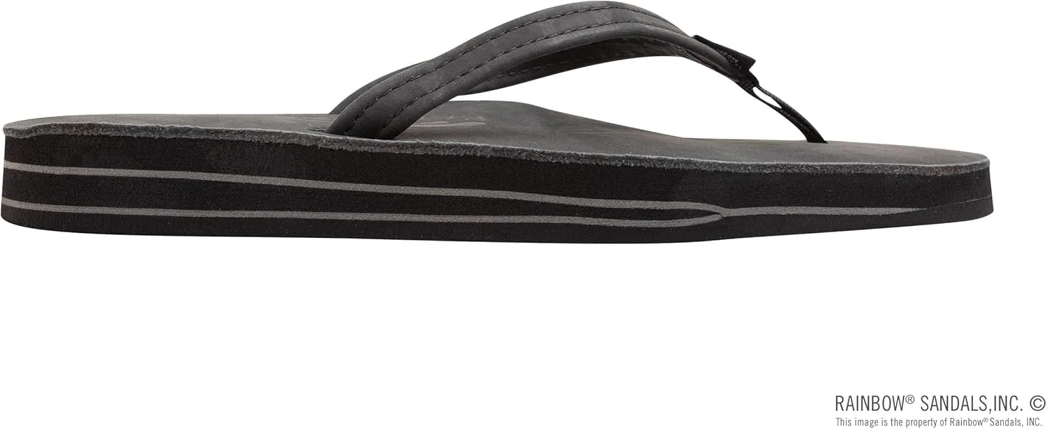 Rainbow Sandals Women's Double Layer, Narrow Strap, Leather Sandals w/Arch