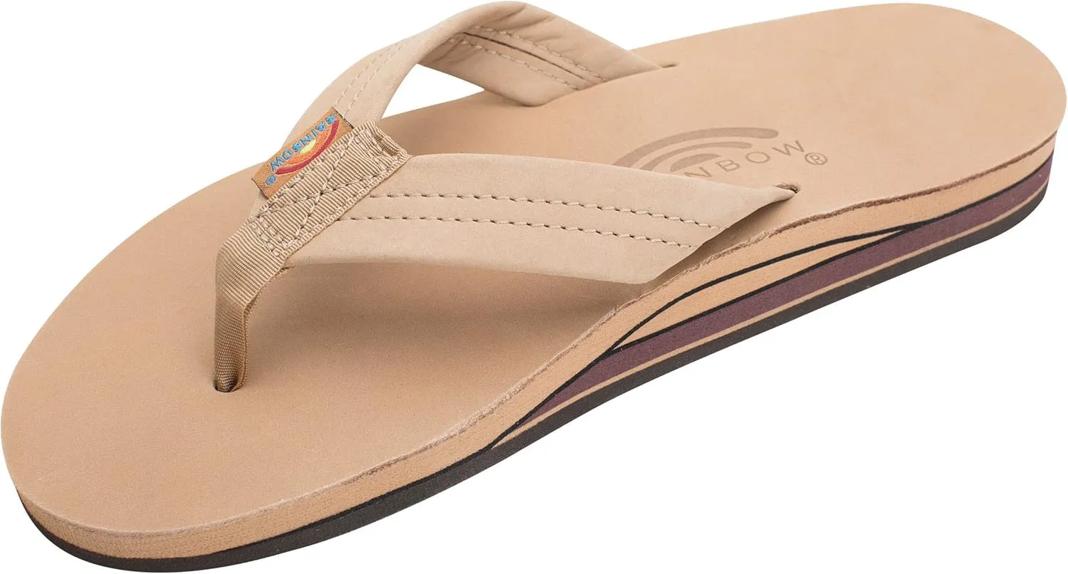 Rainbow Sandals Women's Double Layer Premier Leather Sandals w/Arch Support