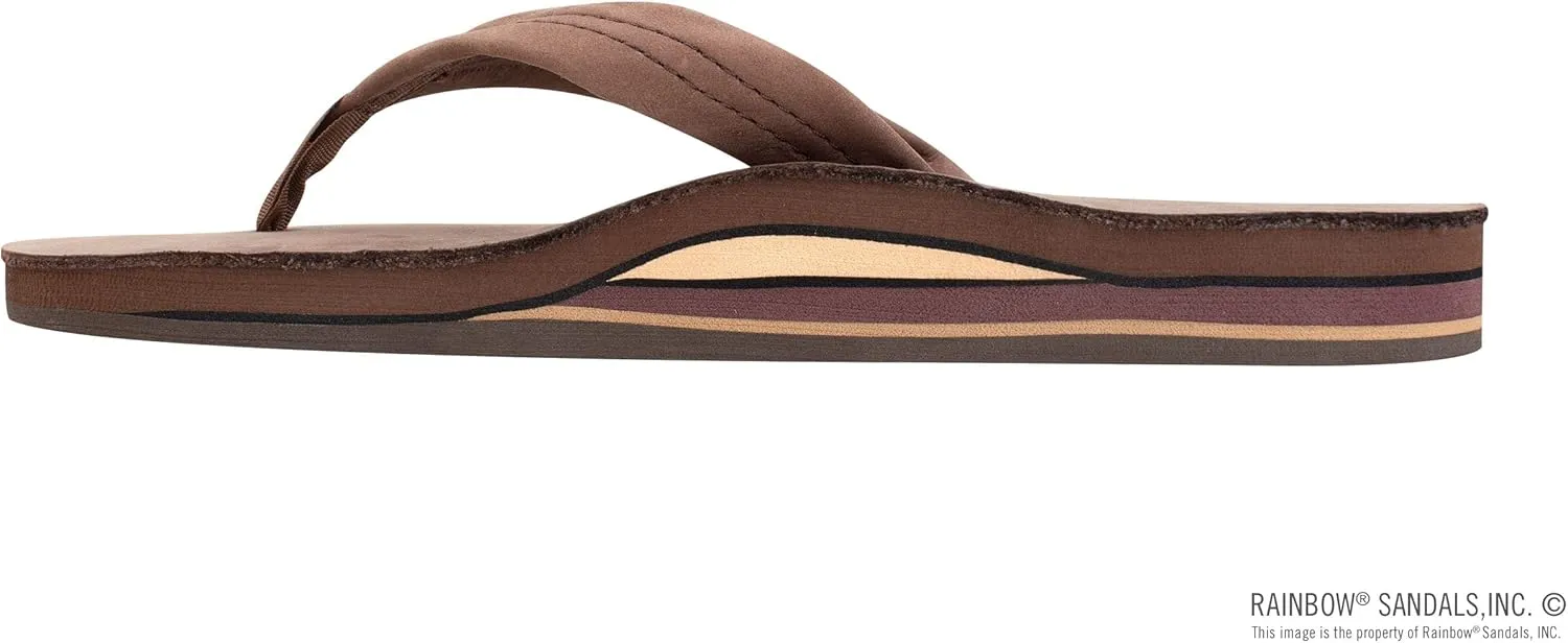 Rainbow Sandals Women's Double Layer Premier Leather Sandals w/Arch Support