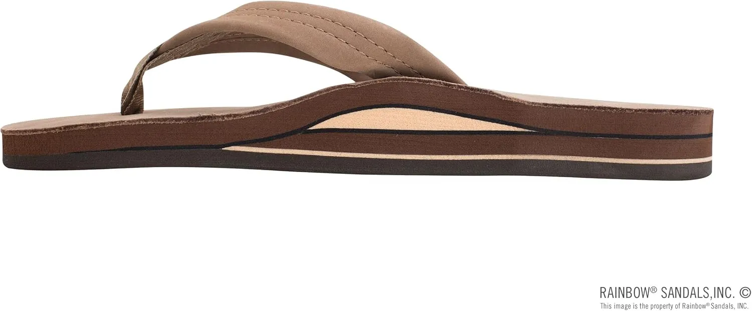 Rainbow Sandals Women's Double Layer Premier Leather Sandals w/Arch Support