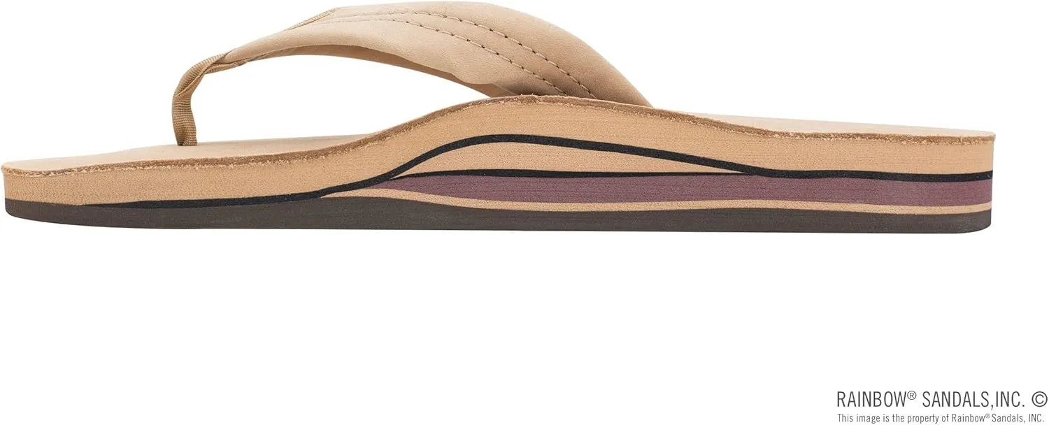 Rainbow Sandals Women's Double Layer Premier Leather Sandals w/Arch Support