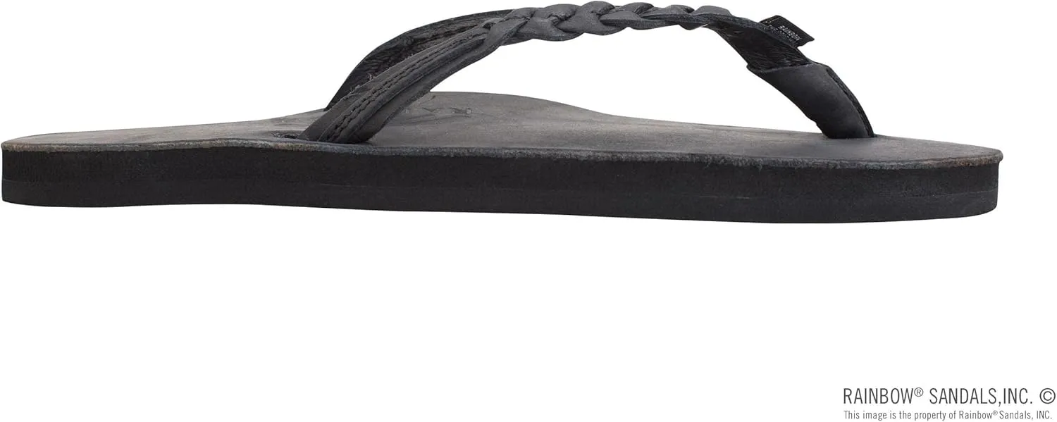 Rainbow Sandals Women’s Flirty Braidy Premier Leather w/Single Braided Strap