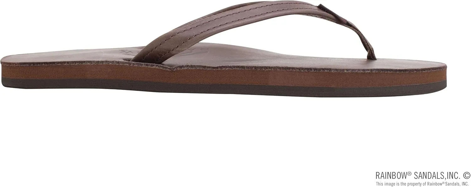 Rainbow Sandals Women's Single Layer Leather Sandal Narrow Strap