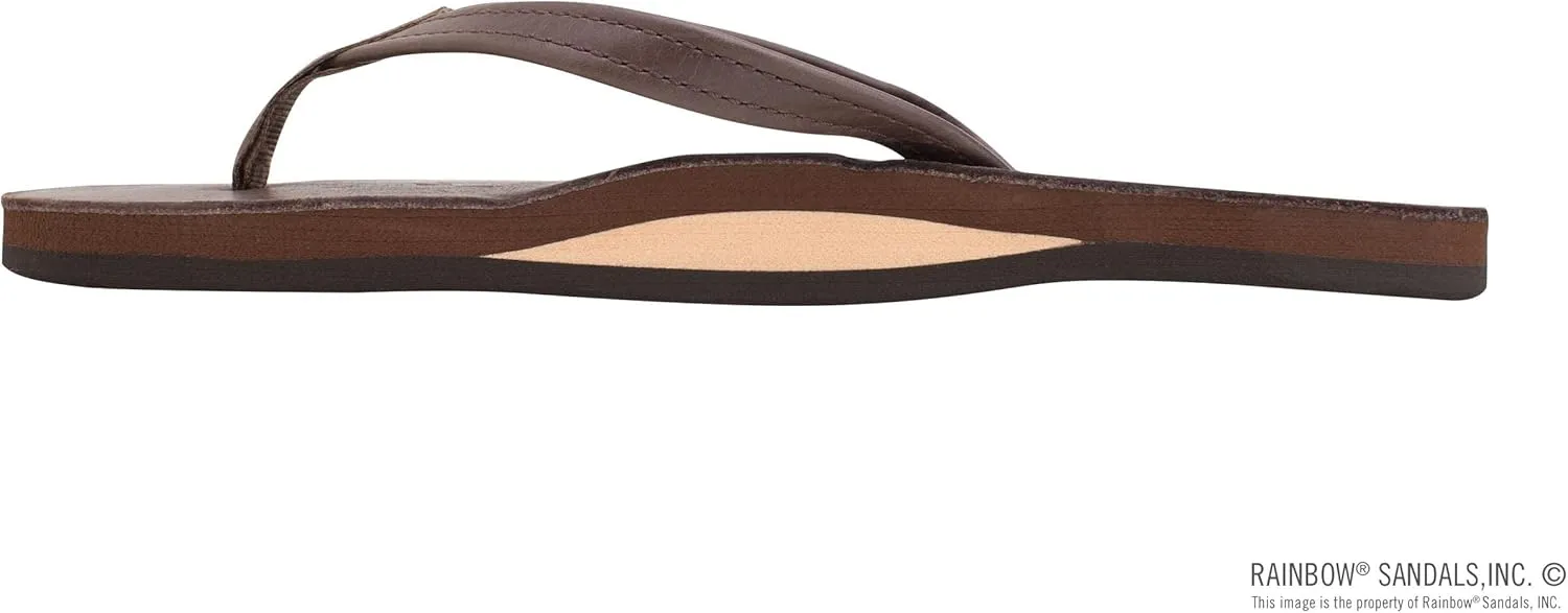 Rainbow Sandals Women's Single Layer Leather Sandal Narrow Strap