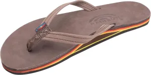 Rainbow Sandals Women's Single Layer Leather Sandal Narrow Strap