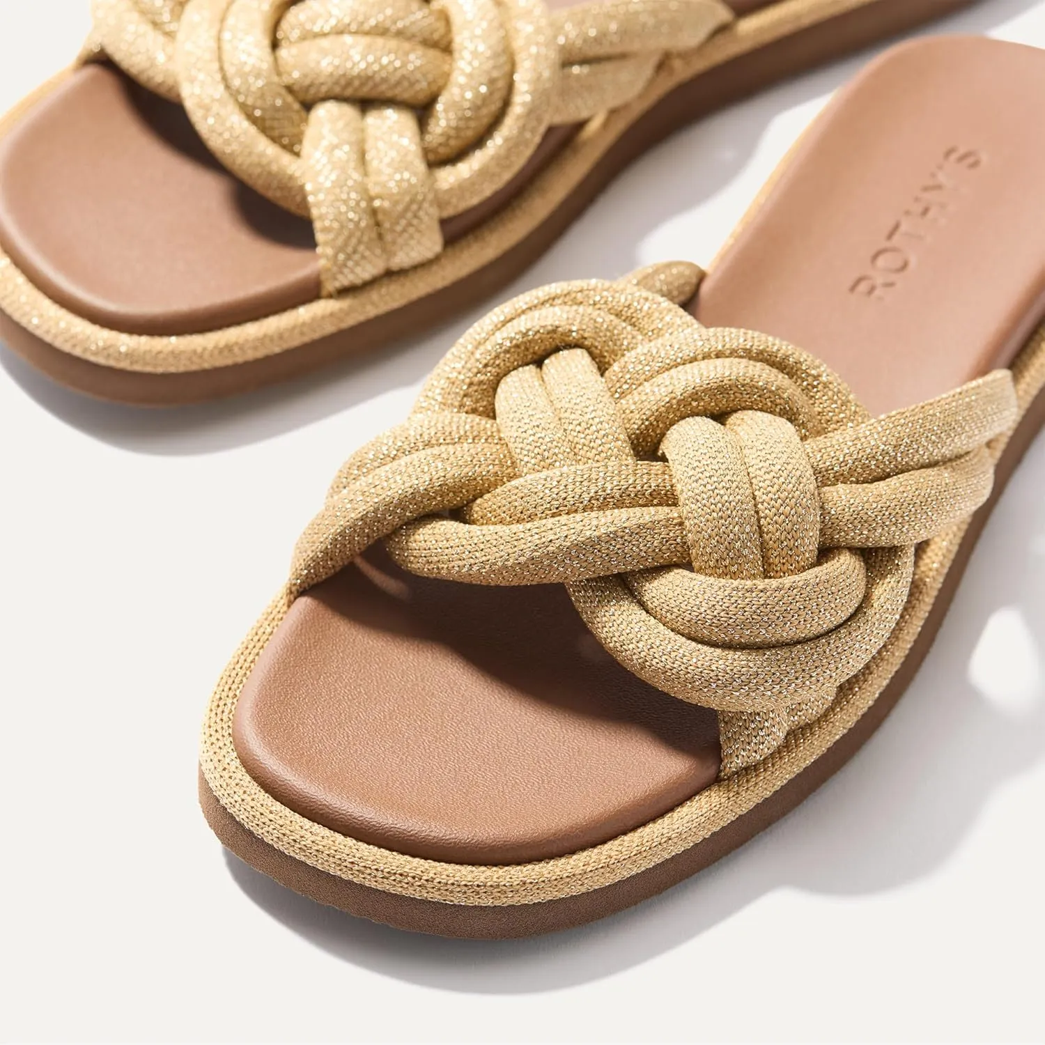 Rothy's The Summer Sandal Women's Slip-On Shoes, Comfortable Sandals, Made From Recycled Plastic Bottles & Machine Washable