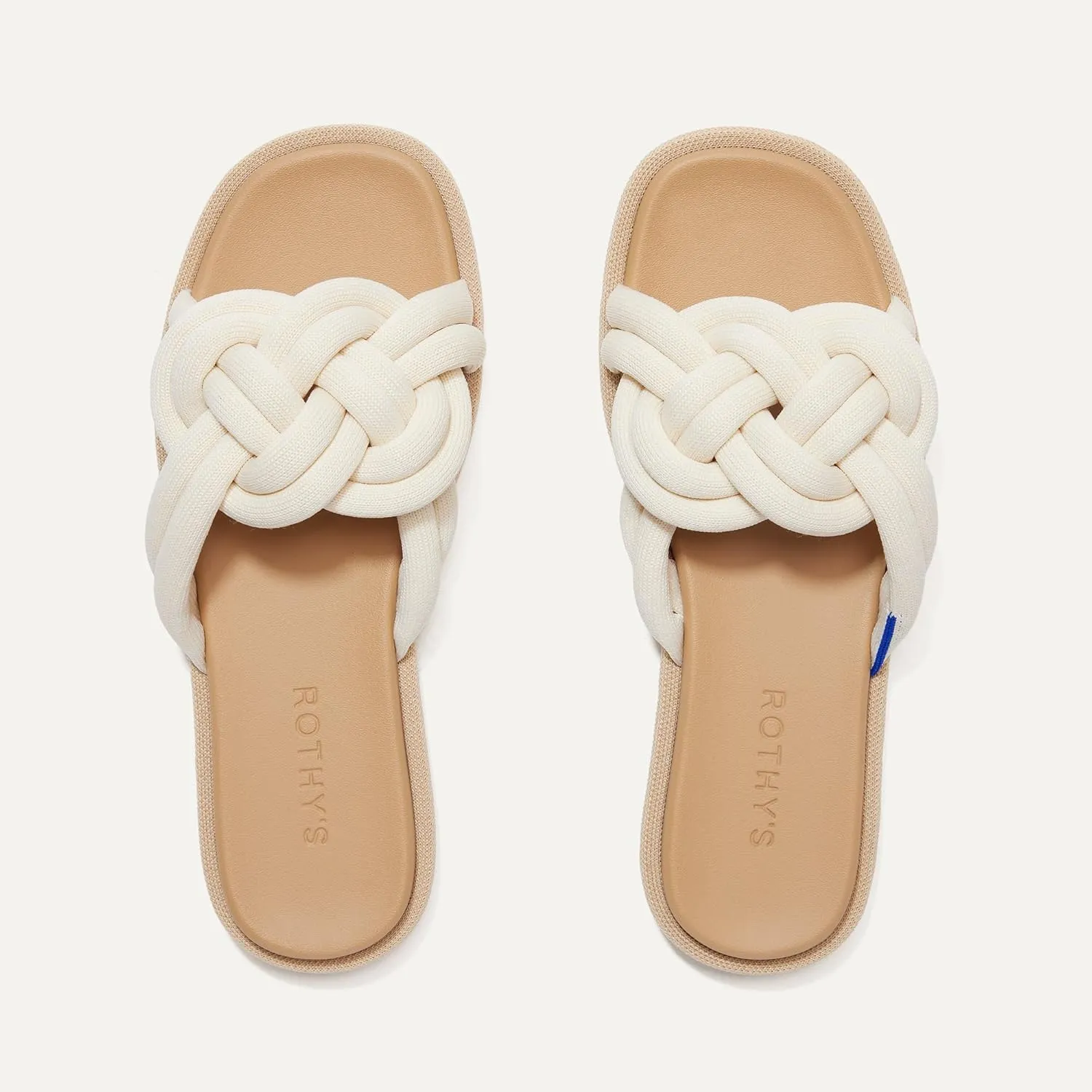 Rothy's The Summer Sandal Women's Slip-On Shoes, Comfortable Sandals, Made From Recycled Plastic Bottles & Machine Washable
