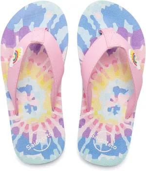 Saidoteto Boys Girls Flip Flops Child Summer Slip-on Thong Sandals Beach Pool Water Shoes(Little/Big Kid)