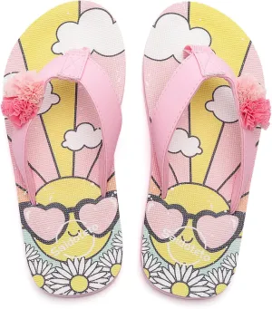Saidoteto Boys Girls Flip Flops Child Summer Slip-on Thong Sandals Beach Pool Water Shoes(Little/Big Kid)