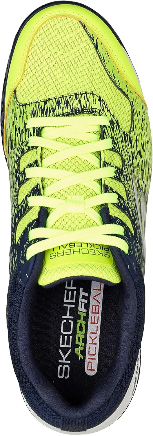 Skechers Men's Viper Court-Athletic Indoor Outdoor Pickleball Shoes with Arch Fit Support Sneaker