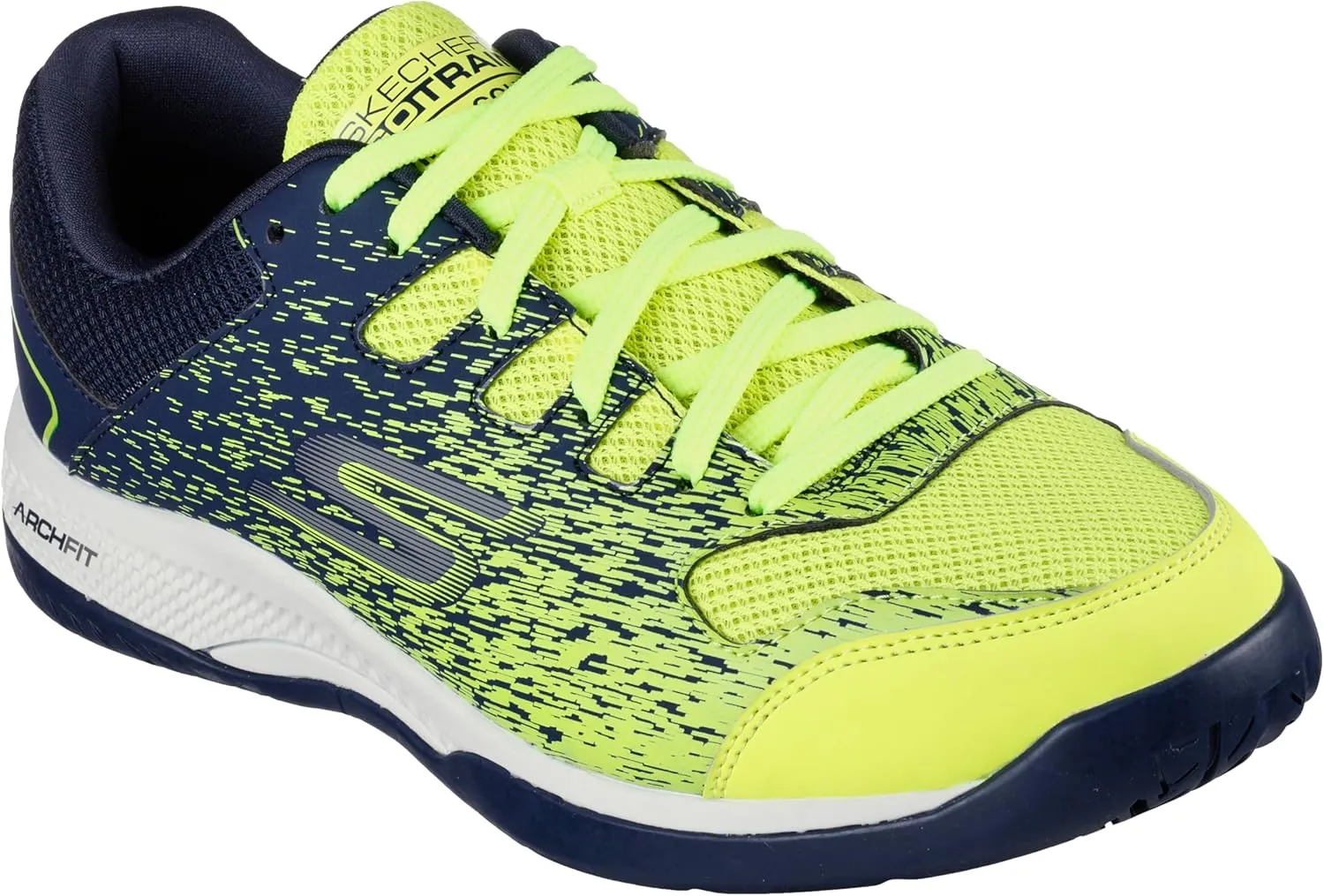 Skechers Men's Viper Court-Athletic Indoor Outdoor Pickleball Shoes with Arch Fit Support Sneaker