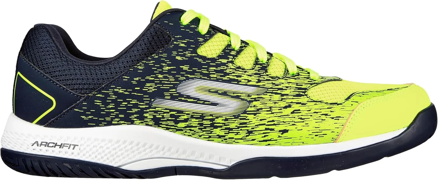 Skechers Men's Viper Court-Athletic Indoor Outdoor Pickleball Shoes with Arch Fit Support Sneaker