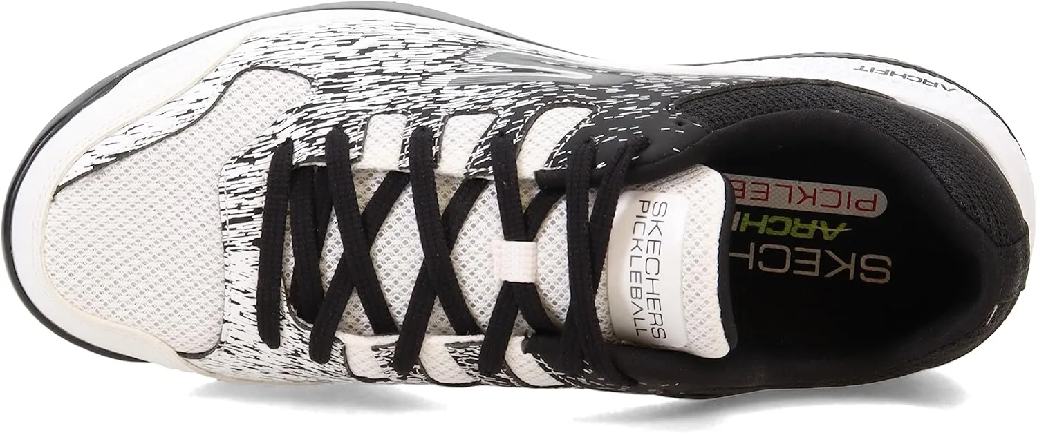Skechers Men's Viper Court-Athletic Indoor Outdoor Pickleball Shoes with Arch Fit Support Sneaker