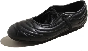 Sneakerina Flats Ballet Sneakers Women Girls Cute Retro Y2K Round Toes Slip on Non-Slip Chunky Sole Lace-up Platform Leather Tennis Sneakers Preppy Back to School Gifts Daughter Granddaughter